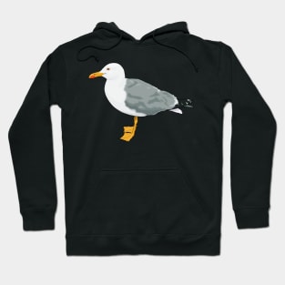 Seagull Sticker Hoodie